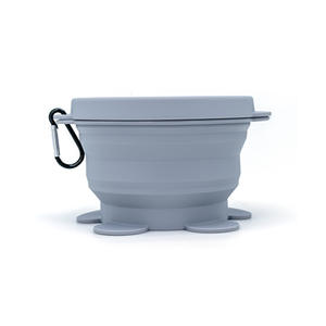 Mangkuk Hewan Peliharaan Portabel Terlaris dari Bambu, Dapat Dilipat, untuk Perjalanan Luar Ruangan, Mangkuk Kucing dan Anjing, Produk Baru - Product Image 6