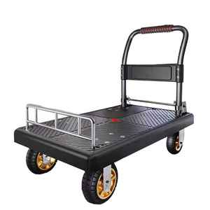 होटल रेस्तरां के लिए डबल स्टेनलेस स्टील ट्रॉली वाणिज्यिक रसोई निर्माण होटल रेस्तरां भोजन कार्ट के लिए - Product Image 1