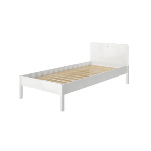 Mobili per bambini moderni in legno bianco fasciatoio con una grande cassettiera - Product Image 3