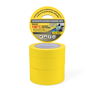 20 + năm sản xuất ô tô giấy Crepe masking tape 120 độ nhiệt độ cao Tự động sơn bảo vệ băng dính - Product Image 4