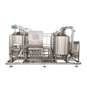 Mini planta de elaboración de cerveza eléctrica de acero inoxidable de 500L a la venta