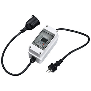 เครื่องวัดพลังงานดิจิตอลแบบท่อ 50A หน้าจอ LCD เฟสเดียว กล่องมิเตอร์กันน้ำพร้อมปลั๊ก CEE - Product Image 2