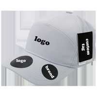 Topi Golf poliester untuk Pria & Wanita, Topi olahraga Golf profil rendah 7 Panel Topi bisbol polos Polo Snapback Gym pas kustom untuk pria dan wanita