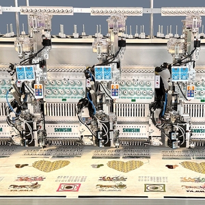 Máquina de Bordar Computarizada Industrial de Gran Escala SNWSIM de 10 Cabezas, Totalmente Automática, Óptima para Bordado Plano - Product Image 3