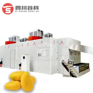 Machine solaire de séchage de fruits de machine de mangue séchée continue de PLC de Shouchuang