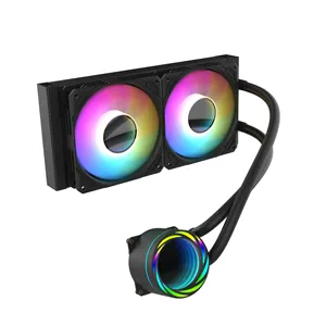CPU Water Cooling 240mm ARGB Aura Sync Liquid CPU Cooler Water Cooling CPU Cooler high effect water cooling system