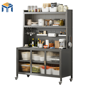 Buffet en métal <span class=keywords><strong>industriel</strong></span> durable pour un rangement sécurisé dans les cuisines commerciales, les restaurants ou les lieux à fort trafic - Product Image 1