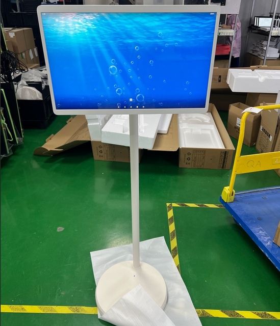 24 Inch Floor Standing Mobile Smart Screen Touch Panel Android Smart TV LCD Display