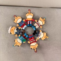 Nouvelle Grenouille Porte-clés Peluche Poupée Mignonne Grenouille Peluche Animal Figure Jouets Peluche Catégorie de Produit Peluche Figure Jouets Sac Accessoires