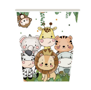 Ensemble <span class=keywords><strong>de</strong></span> <span class=keywords><strong>vaisselle</strong></span> <span class=keywords><strong>jetable</strong></span> pour fête d'anniversaire <span class=keywords><strong>Vaisselle</strong></span> <span class=keywords><strong>jetable</strong></span> sur le thème des <span class=keywords><strong>animaux</strong></span> mignons <span class=keywords><strong>Vaisselle</strong></span> avec gobelet en papier Assiette en papier - Product Image 3