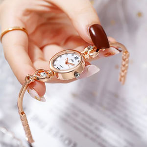 Reloj de Cuarzo Analógico Elegante y de Lujo para Mujer JW, con Cristales Pequeños en la Esfera, Correa de Acero Inoxidable, Resistente al Agua, a la Moda - Product Image 6