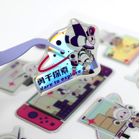 Pegatinas epoxi personalizadas de dibujos animados, irregulares, DIY, cristal, 3D, de goma suave, LOGO, ecológicas, autoadhesivas, impresión de etiquetas.