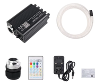Kit de plafonnier à fibre optique LED multicolore de luxe avec effet étoile filante pour la décoration intérieure