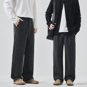 <span class=keywords><strong>Pantalon</strong></span> en <span class=keywords><strong>laine</strong></span> <span class=keywords><strong>tweed</strong></span> ample de style haut de gamme pour <span class=keywords><strong>homme</strong></span>, décontracté et professionnel, en polaire épaisse pour l'hiver - Product Image 5