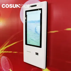 COSUN Qr Code Scanner Kiosk Photo Booth Selfie สถานีโฆษณากลางแจ้ง