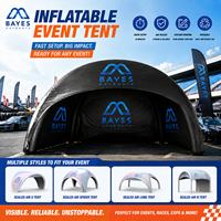 Tente de Paddock Gonflable Hermétique Abri Personnalisé pour Base d'Équipe Motorsport Zone d'Accueil et Affichage Sponsor