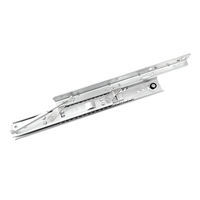 Glissière de tiroir moderne à montage sous plan, rail à roulement à billes de 48 mm pour armoire, table à manger et mobilier d'extérieur