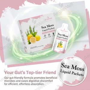 Aeglewell Advanced Natural <strong>Sea</strong> <strong>Moss</strong> Liquid Packets with Black Seed Oil Ashwagandha for Hair Skin Heath - Product Image 3