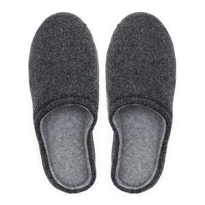 Closed Toe Indoor Home <strong>Slippers</strong> Customized Logo TPR Sole Anti-slip <strong>Felt</strong> Cloth Men <strong>Slippers</strong> - Product Image 3