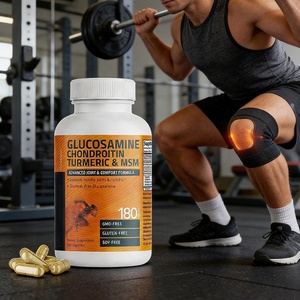 Complément alimentaire premium OEM Glucosamine Chondroïtine - Curcuma & MSM pour le soutien de la santé des articulations - 90 capsules - Product Image 1