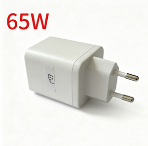 Chargeur mural USB-C à charge rapide 65W, prise EU, adaptateur d'alimentation de voyage pour ordinateur portable, tablette, smartphone - Product Image 1