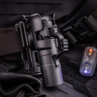TA20 senter Taktis EDC 1000 Lumen, LED kuat Mini untuk pertahanan diri IP68 nilai senter matahari kecil dengan Al tinggi