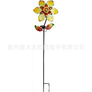 Lámpara Solar de Jardín con Forma de Flor LED, Colorida, Resistente al Agua, Portátil y Decorativa - Product Image 5