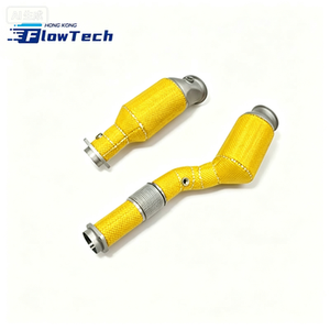 ท่อดาวน์ไปป์สแตนเลส T304 พร้อมเคลือบกันความร้อนแบบกำหนดเองสำหรับ BMW G8X M2 M3 M4 S58 3.0T – มีหลายสีให้เลือก - Product Image 2