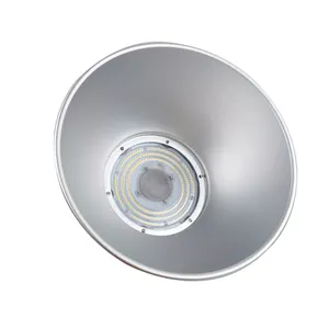 IP66 Lampu Gudang 100W LED, Lampu Teluk Tinggi Dalam Ruangan Industri UFO Tahan Air 100W 150W 200W LED Lampu Teluk Tinggi dengan Bayangan