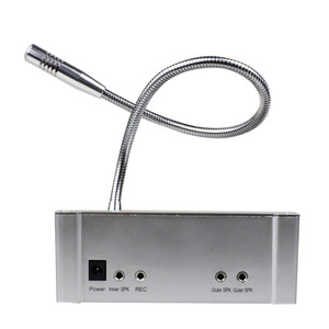 Sistema de Intercomunicación Bidireccional R 98, Micrófono y Altavoz con Cable para Mostrador de Banco, con Diseño de Cuello de Cisne Flexible - Product Image 1