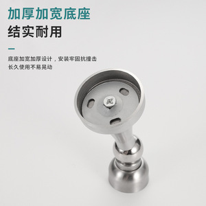 Stainless Steel Magnetic Door Stop Wall Mounted Strong Hold Modern Design For Interior Doors - Product Image 3