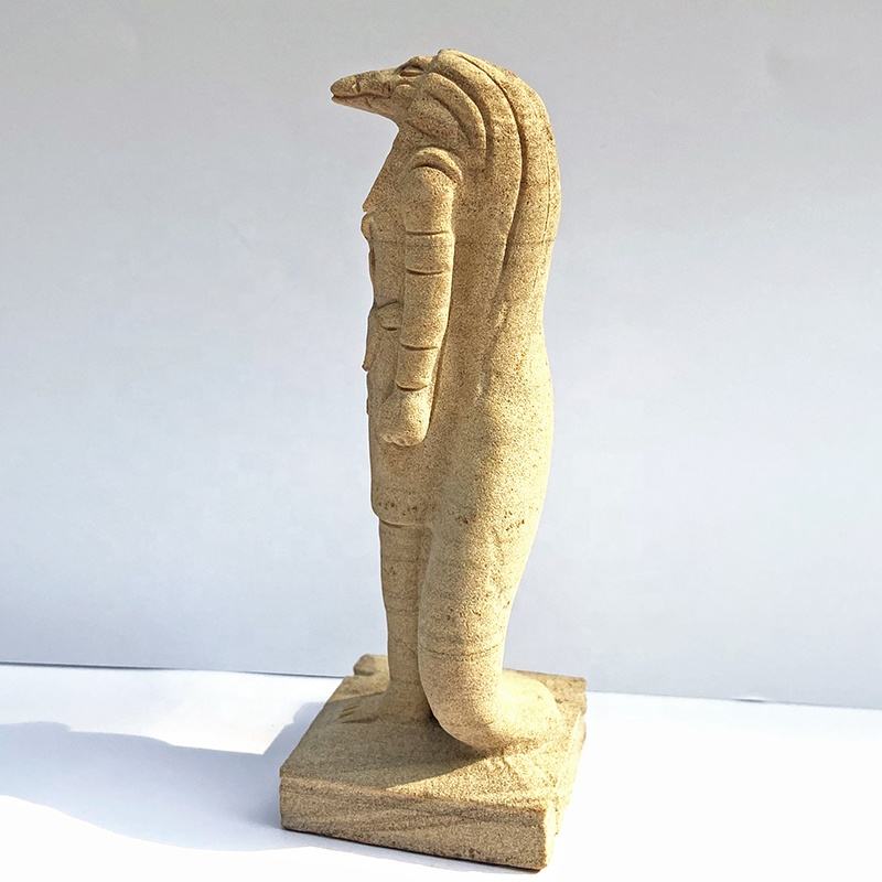 Wholesale Price Natural Wood Sand Stone Carved crocodile Ammit Egyptian ...