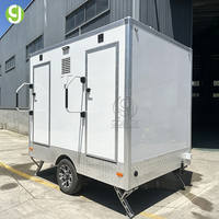 Toilettes mobiles Goeasy, remorque de toilettes portables, panneaux sandwich écologiques