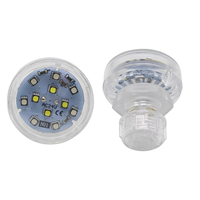 Chine gros AC24V RGBW LED point lumières IP65 étanche 45MM Auto Cabochon préprogrammé 1-16 E14 pour parc d'attractions à thème