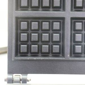 Gaufrier aux oeufs commercial 2 sections plaque d'émail gaufrier boulanger gaufrier faisant la machine - Product Image 2