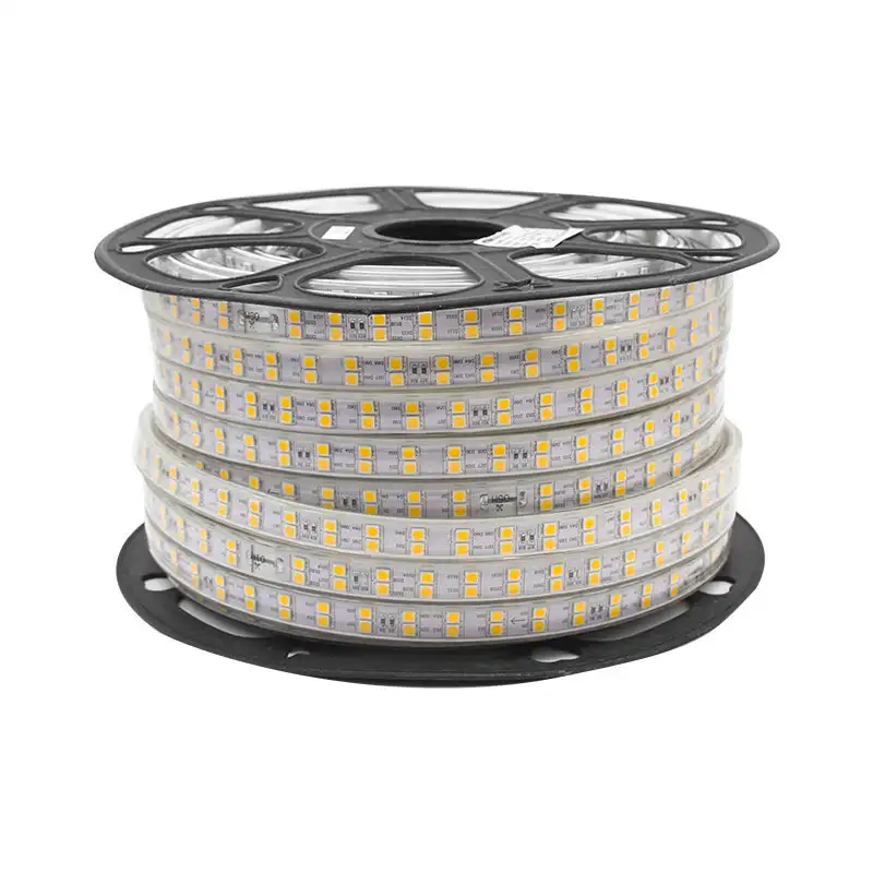โรงงานผู้ผลิต Led LED Strip Light แถบกันน้ำ LED กันน้ำ AC 220V SMD 3528แถบไฟ LED/Smd 5050 3014ไฟ Led Strip