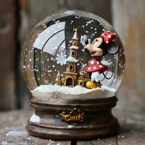 Globo de Nieve de <span class=keywords><strong>Mickey</strong></span> Mouse, Popular como Recuerdo, Adorno Navideño de Escritorio - Product Image 4