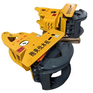 Free shipping Grab Saw Grapples Log Cutting Machine Forest Grapple Chainsaw For Hydraulic Excavator