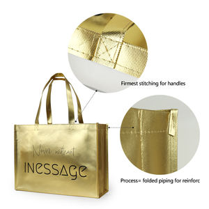 新型环保PP/PC层压金属表面袋工厂销售各种处理购物包装标志/印刷图案 - Product Image 6