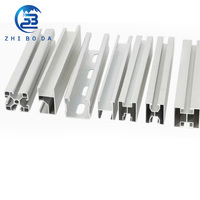 Accessoires solaires Rail solaire en aluminium ZhiBoDa Rail de base en aluminium pour montage au sol de panneaux solaires