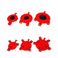 Carretilla de Plataforma con Ruedas de Acero Inoxidable de Alta Calidad JINGEER, Capacidad de Carga de 6-24t, Ruedas de Acero Aleado con Material de PU