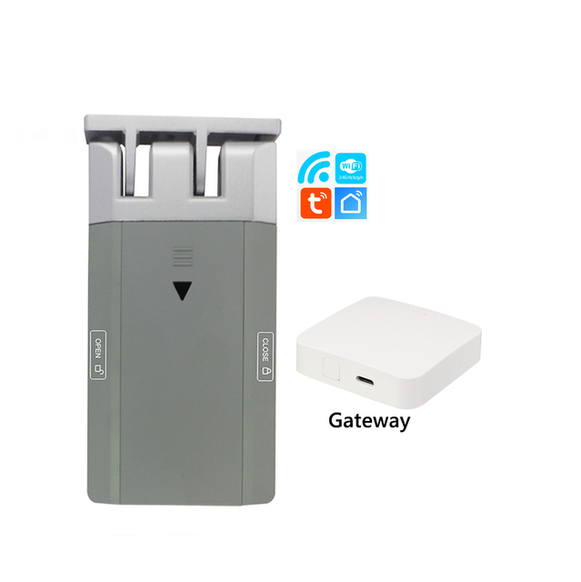 Tuya Smart WIFI Keys Free Remote Control Door Lock Wireless AA Battery Powered Gate Lock DIY Smart Lock