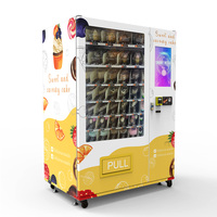 Distributeur automatique de gâteaux ZhongDa avec refroidissement avancé, réfrigérateur intelligent, écran tactile 22 pouces, Wi-Fi et SDK intégré