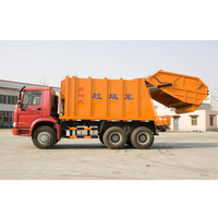 Camion compacteur de déchets municipaux lourd 20m³ 371HP Diesel 6x4 25 tonnes de charge utile