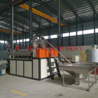 Máquina de fabricación de paneles de pared de hoja de mármol de azulejo de cubierta de suelo WPC SPC de calidad CE, las mejores ventas, componentes principales, extrusoras de tornillo de plástico