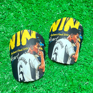 Espinilleras de Fútbol 12*8cm Mini Espinilleras de Fútbol Protectores Almohadillas de Fútbol Mini Espinilleras <span class=keywords><strong>Canilleras</strong></span> - Product Image 2