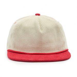 Casquette Snapback en Corduroy Respirante et Imperméable à Bord Plat Non Structurée avec Logo Personnalisé OEM - Product Image 6