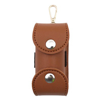 Porte-balles et porte-tee de golf personnalisé en cuir PU, rangement portable pour 2 balles et 2 tees, accessoires de golf