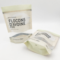 Sachet refermable à fermeture éclair de qualité alimentaire, imprimé sur mesure, pour emballage de snacks, café et bonbons