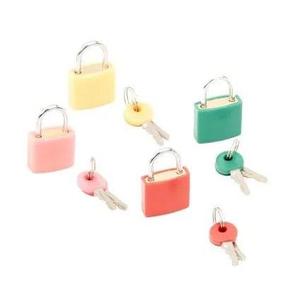 Cadenas à clé en laiton massif de 20 mm avec couvercle coloré Caractéristiques de sécurité haute sécurité Taille Waterproof-70mm - Product Image 1